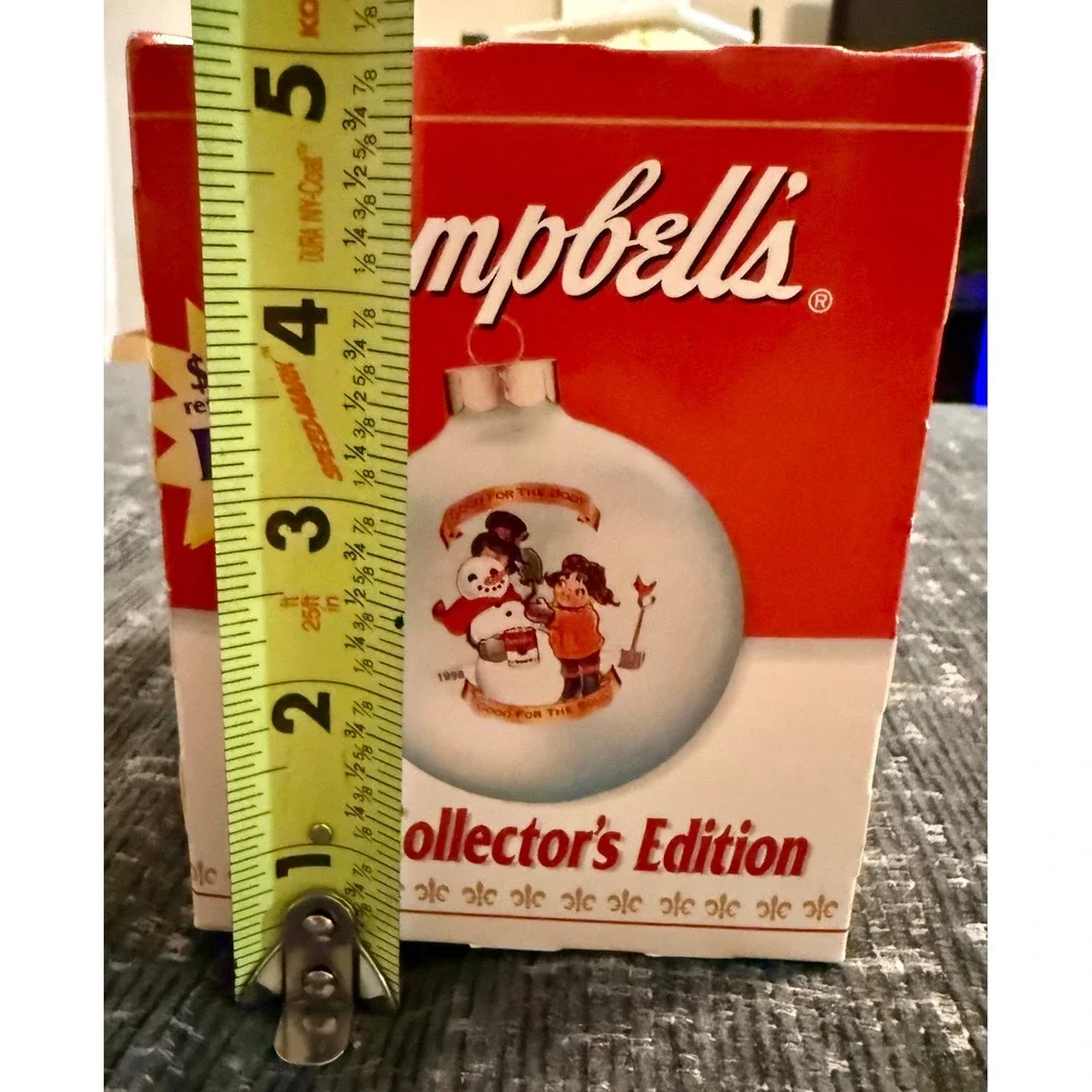 Campbell's Soup Ornament 1998 Collector's Edition Good Vintage Campbell Kids Box